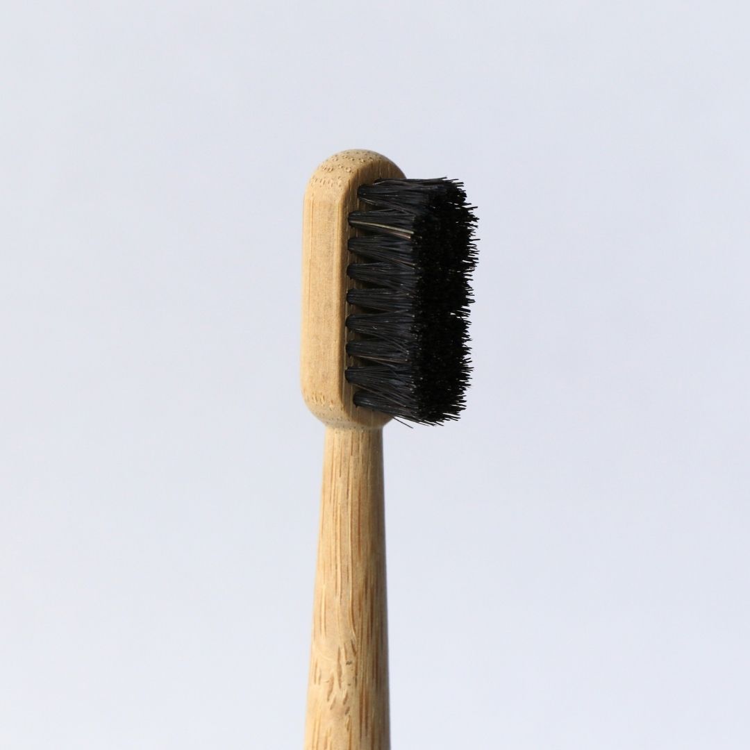 Horse Bristle and Bamboo Handle Toothbrush (4 Pack)