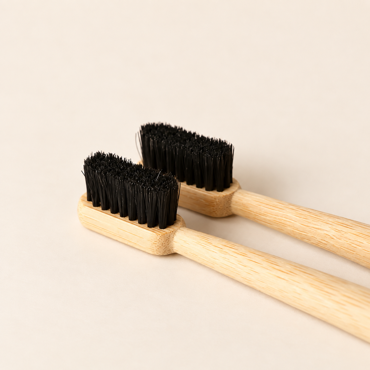 Horse Bristle and Bamboo Handle Toothbrush (4 Pack)