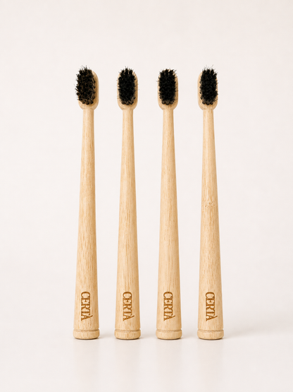 Kids Horse Bristle and Bamboo Handle Toothbrush