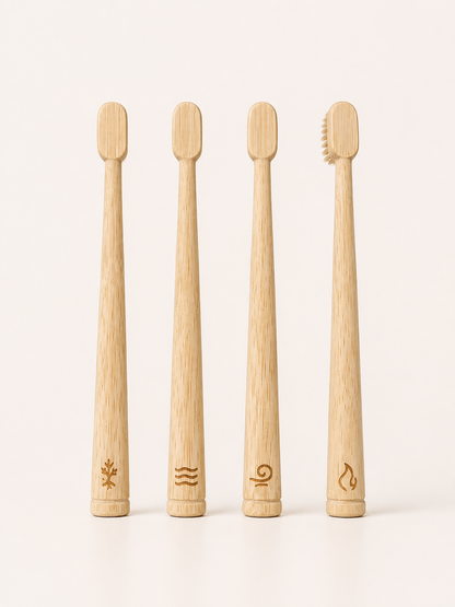 Kids Horse Bristle and Bamboo Handle Toothbrush